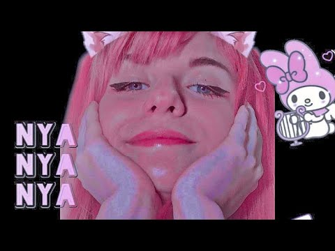 Asmr : NEKO GIRL cuidando de você 💖🐱 / sons de boca