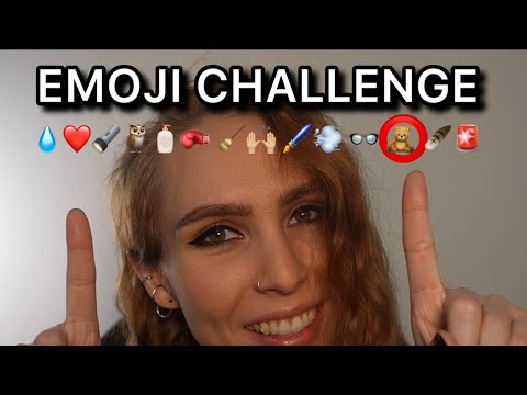 ASMR EMOJI CHALLENGE 💧❤️🔦 A lot of Mixed Visual Triggers