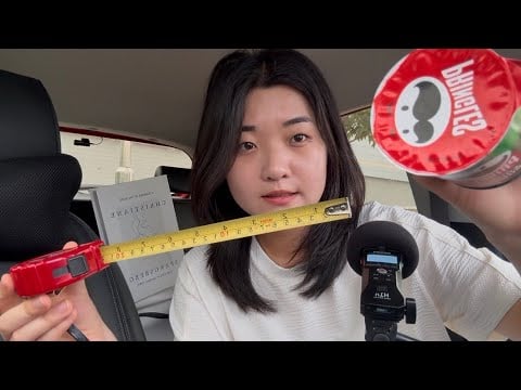 ASMR 30 minutes before I go to work 🚗 tapping, scratching triggers in car 📏🥡🪛🥠