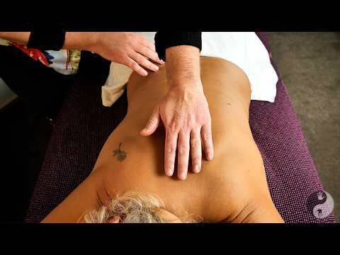 Gentle Fingertip Back Tracing for Deep Sleep & Nervous System Reset