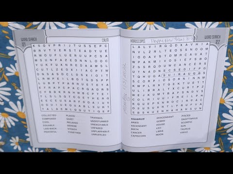 HOROSCOPES WORD SEARCH CHOCOLATE CHIP COOKIE ASMR EATING SOUNDS