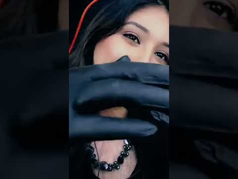 ASMR NACKLACE SOUND WITH GLOVED HAND #asmrvideo #asmr #asmrshorts #shorts