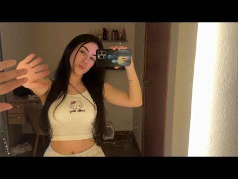 ASMR- TAPPING NA LENTE/ESPELHO, SONS DE BOCA e MOVIMENTOS COM AS MAOS