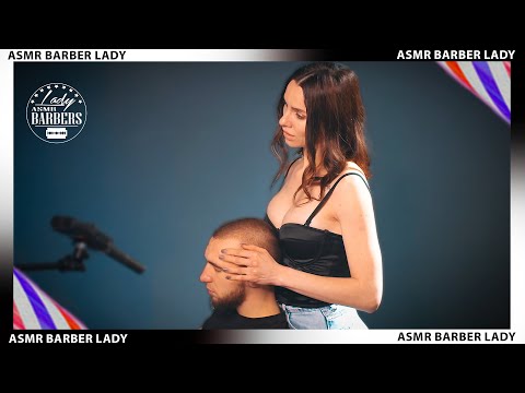 💈 ASMR Head Massage by Barber Lady Adel