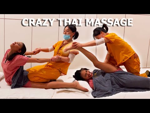 ASMR: CRAZY ANCIENT THAI MASSAGE THAT BENT MY WHOLE BODY!