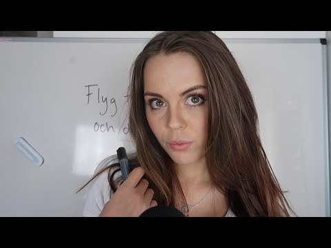 ASMR Teaching You Swedish 🇸🇪😉 (whispered role-play)