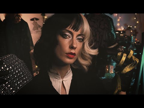 ASMR 🤍 Cruella De Vil Designs Your Halloween Costume 🎃 Part 2/3 -Measuring You, Personal Attention