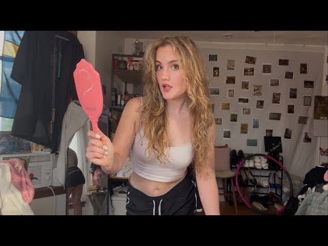 go gaze into the distance. it’s what your brain wants. (makeup grwm personal attention asmr)
