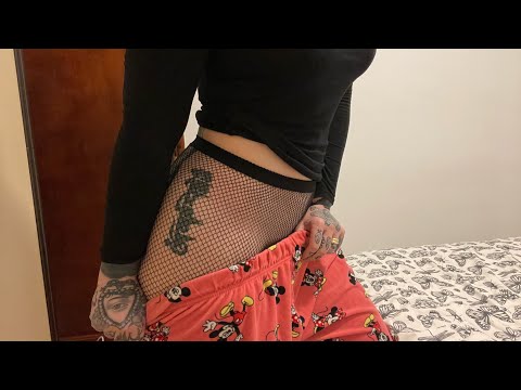 ASMR | Fishnet and pjs pants scratching ✨