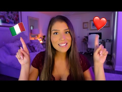 ASMR | Learn Italian Romantic Phrases 🇮🇹