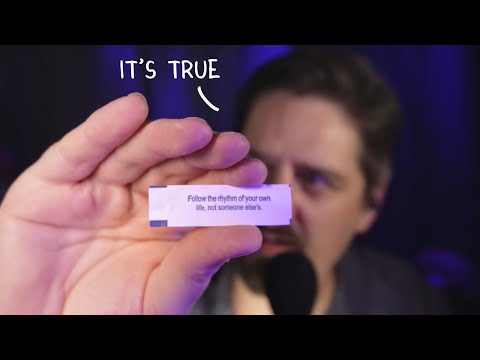 ASMR Positive Affirmations from Fortune Cookies