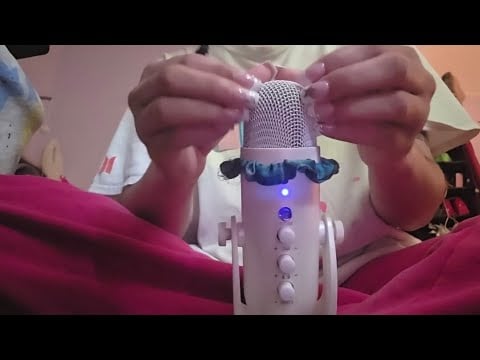 aggressive bare mic scratching and tapping lofi asmr