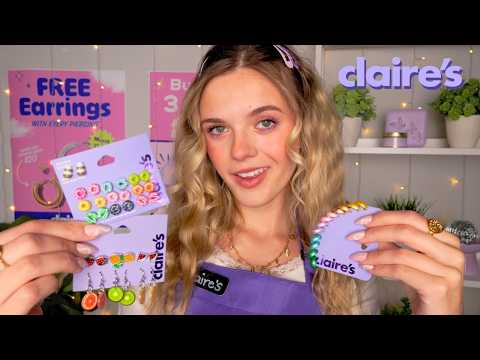 ASMR Sassy Claire's Ear Piercing Roleplay 💜✨