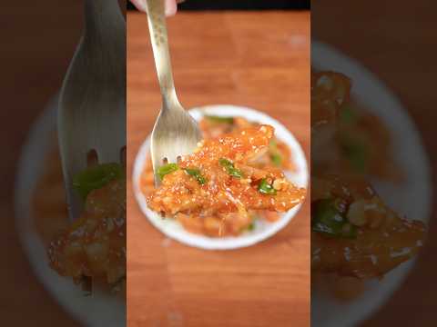 🔥 ASMR Honey Chilli Potato | Crispy Sweet & Spicy | Satisfying Toss Sounds #shorts #asmr