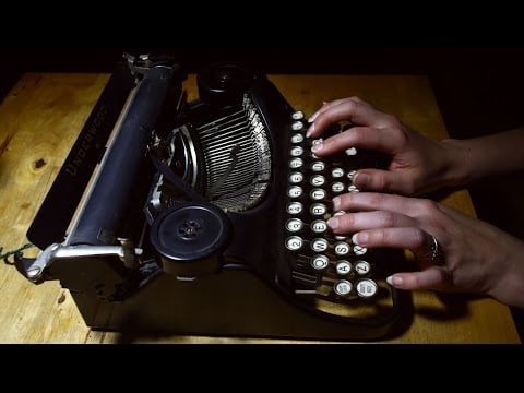 The Whispered Story Of the Type Writer ~ Ear to Ear ASMR