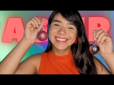 ASMR: MAQUIANDO VOCÊ PARA O NATAL 🎄🎅