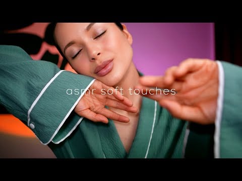 Soft touches for deep relaxation. ASMR massage (No talking)