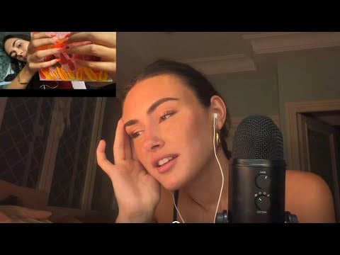 asmr reaccionando a mi primer asmr (especial aniversario!!)