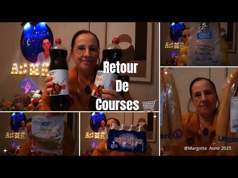 Asmr français, " Retour de courses "  🛒🛒🛒