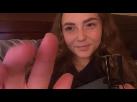 Asmr Lofi Close Up Repeating Trigger words (W/ Handmovements)