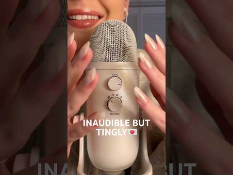 a little clicky whisper ramble just for you💌 #asmr #mouthsounds #inaudiblewhispering