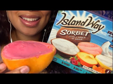 ASMR | Viral TikTok Island Way Sorbet 🥥