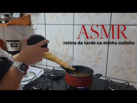 ASMR conversinha e limpeza da cozinha  