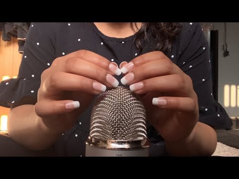 [ASMR] nail tapping + mic tapping & scratching