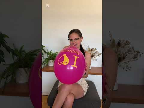 Pink BalloonAce - Blowing ASMR ❤️🎈 #asmr #balloon #blowing
