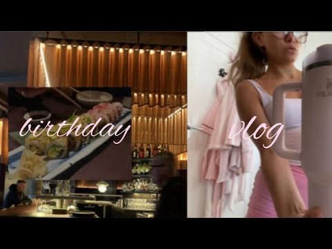 ASMR birthday vlog & haul