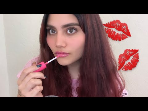 20 capas de gloss! sonidos con labial- María ASMR