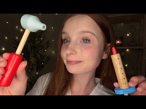 ASMR Wooden Doctor Roleplay ❤️🩺🩻 🏥 | whispers, personal attention