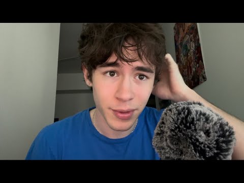 asmr while my hair dries