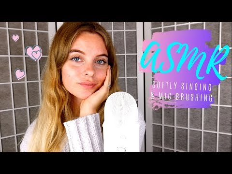 [ASMR] Softly Singing You To Sleep & Mic Brushing