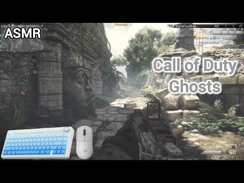 [ASMR COD Ghosts] relaxing gaming session ♡ keyboard & whispering~