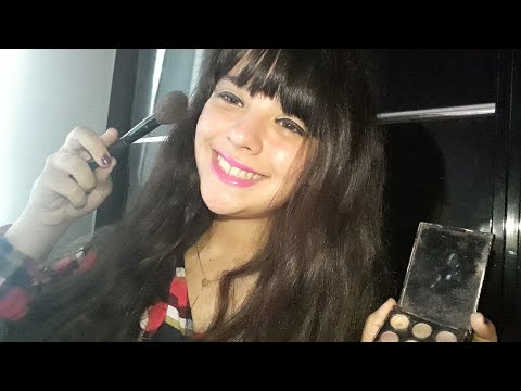 ASMR roleplay: Melhor amiga te maquiando pra uma festa ❤💄