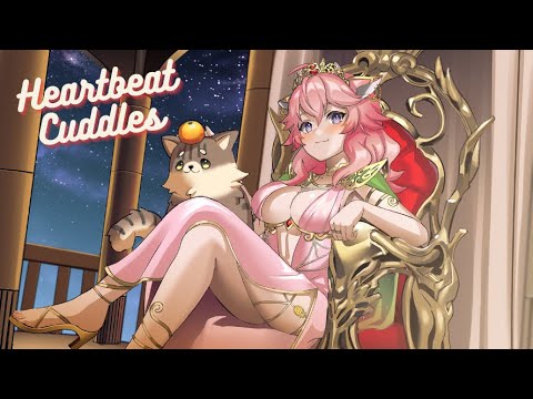 [3DIO ASMR] Heartbeat Cuddles (Heartbeat & Breathing) (VTuber)