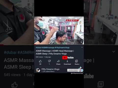 ASMR | Head Massage 😱🇦🇪 #tranding #viral #shorts #dubai #srilanka