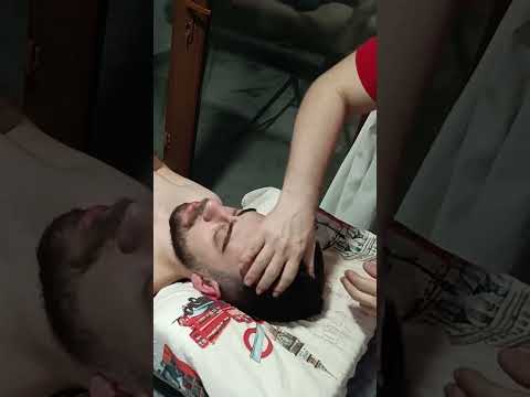 TURKISH MASSAGE FOR FACE AND HEAD RELIEF #satisfying #relaxing #asmr #shorts #massage