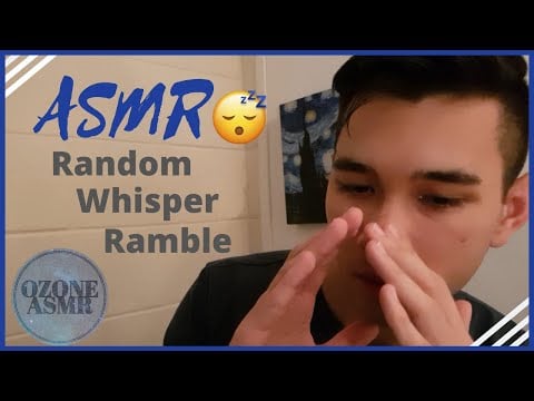 Chill ASMR Whisper Ramble (inaudible sounds, mouth sounds) for Sleep/Relaxation 😴