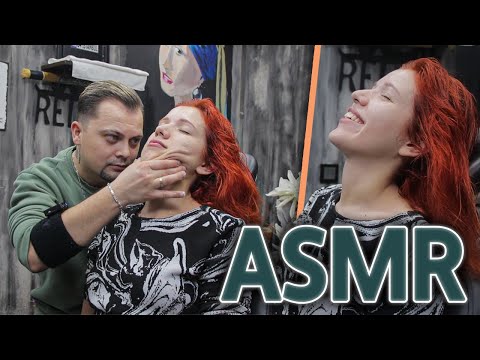 ASMR | Female Asmr Sleep Massage - Head, Neck, Shoulder, Back
