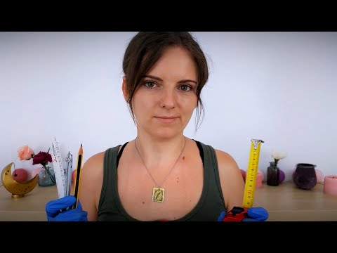 ASMR | Face Examination Roleplay [Measuring, Flashlight, Tracing, Latex Gloves]