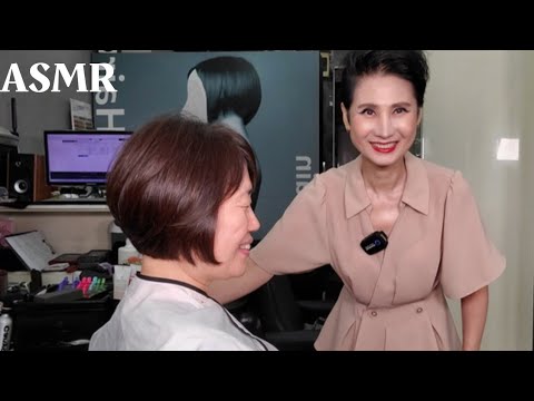 Korean hair Salon ASMR Rhea Emotional Expression (Pose) 20 Cut / Graduation hair (Sang go) Cut