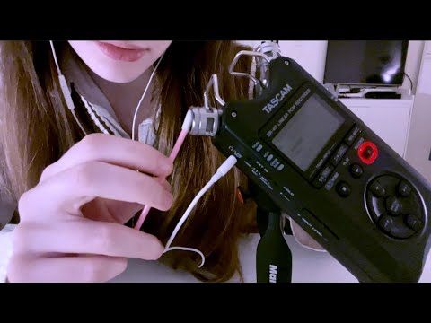 ASMR ⋆.˚ ᡣ𐭩 .𖥔˚ whispering & random ASMR with the tascam :) ✧