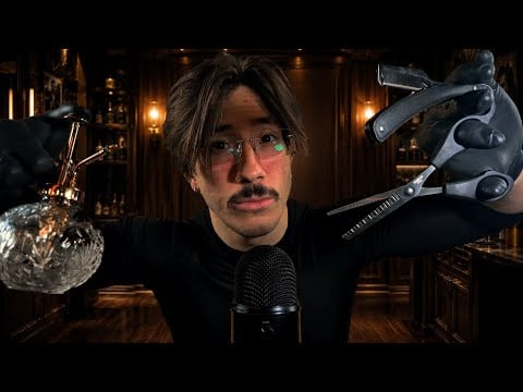 ASMR BINAURAL | Luxury Barbershop Roleplay💈