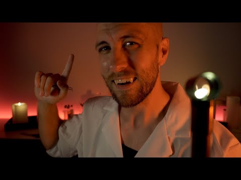 [ASMR] Vampire Doctor Takes Care of you and Helps you Sleep |Medical Exam| Male Doctor