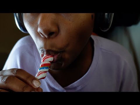 ASMR EAR TO EAR LOLLIPOP SOUNDS (INTENSE SOUNDS)