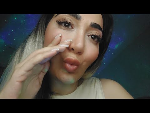 ASMR Mouth Sounds And Touching Your Face