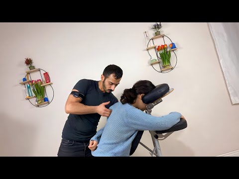 ASMR FEMALE MASSAGE - NECK,SHOULDER,ARM,PALM