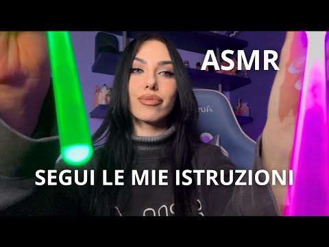 ASMR - SEGUI LE MIE ISTRUZIONI PER DORMIRE & FOCUS TEST
